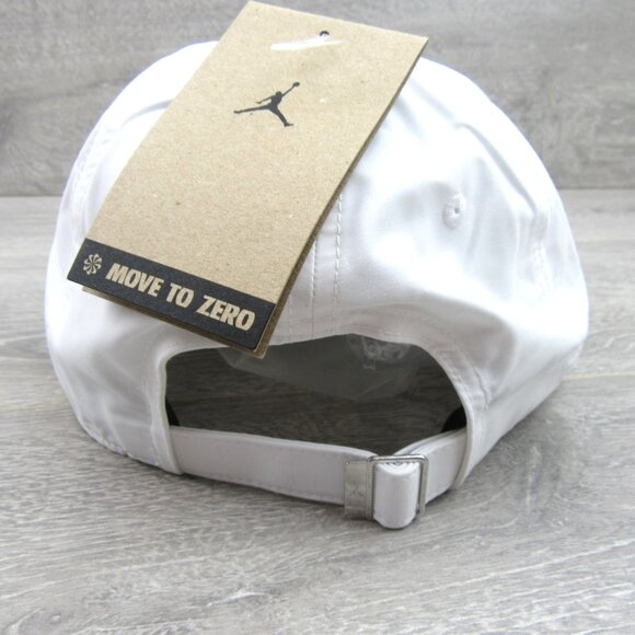 Nike Jordan Sport Club Dri-FIT White Hat Cap Size M/L NEW - Picture 7 of 13
